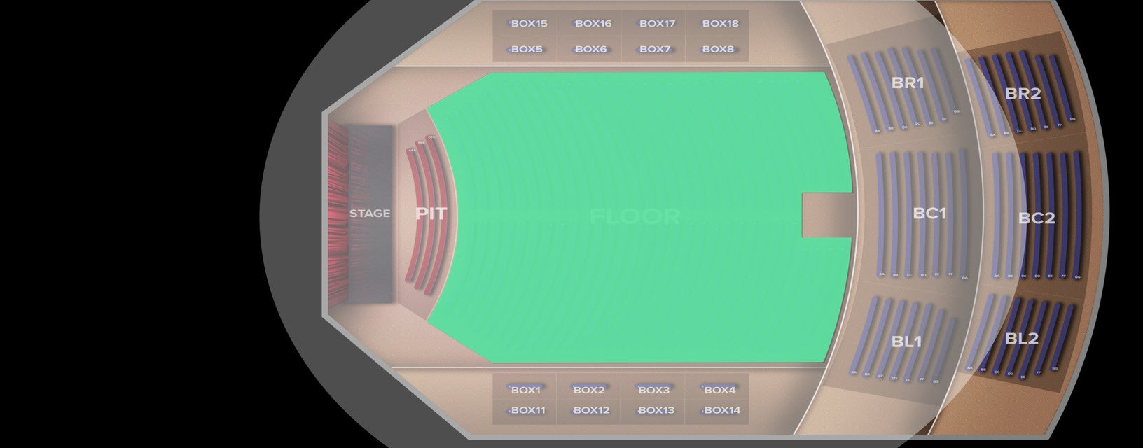 Seat view from Floor