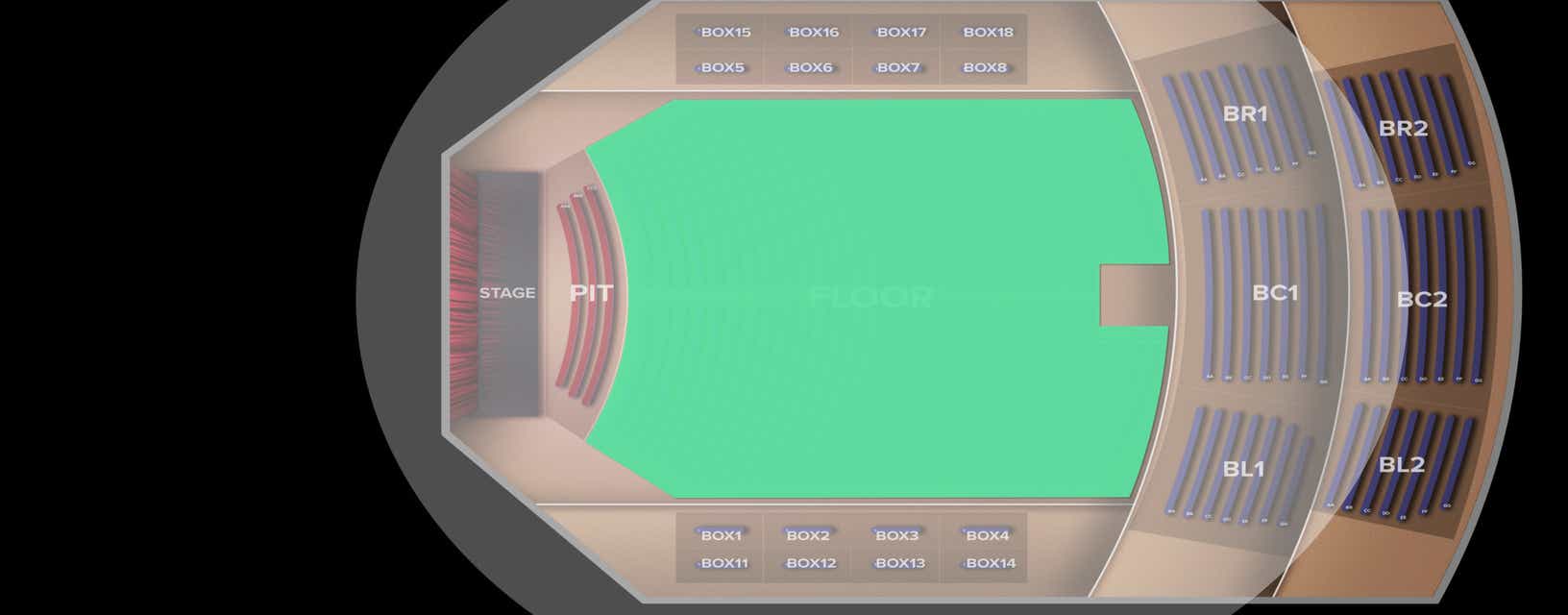 Seat view from Floor