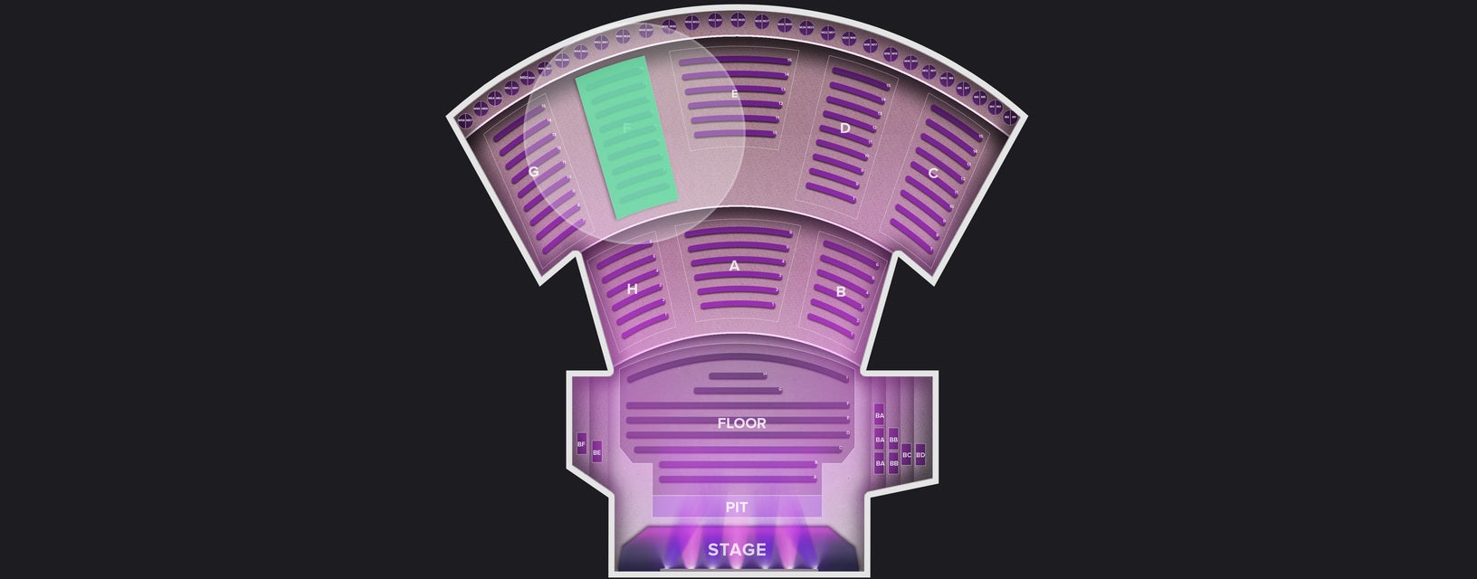 Seat view from Section