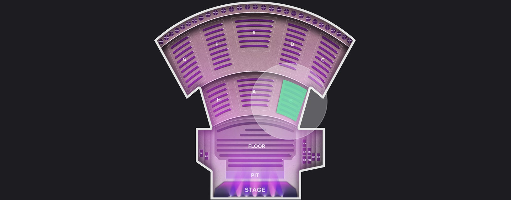 Seat view from Section
