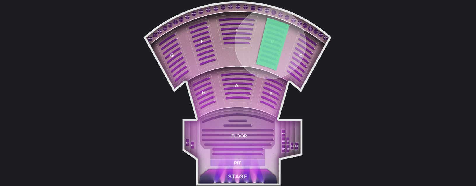 Seat view from Section