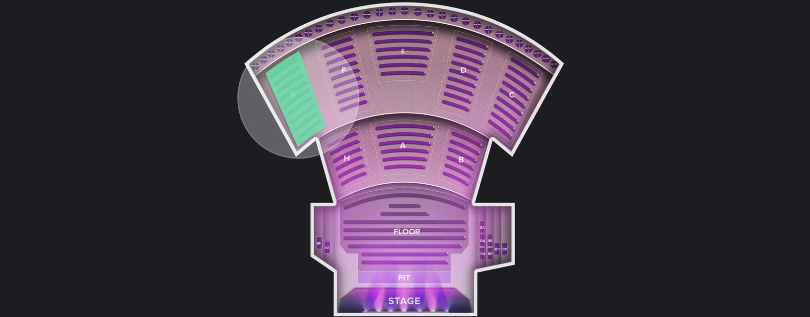 Seat view from Section