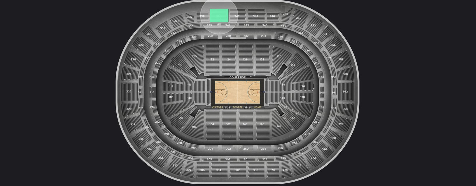 Seat view from Upper