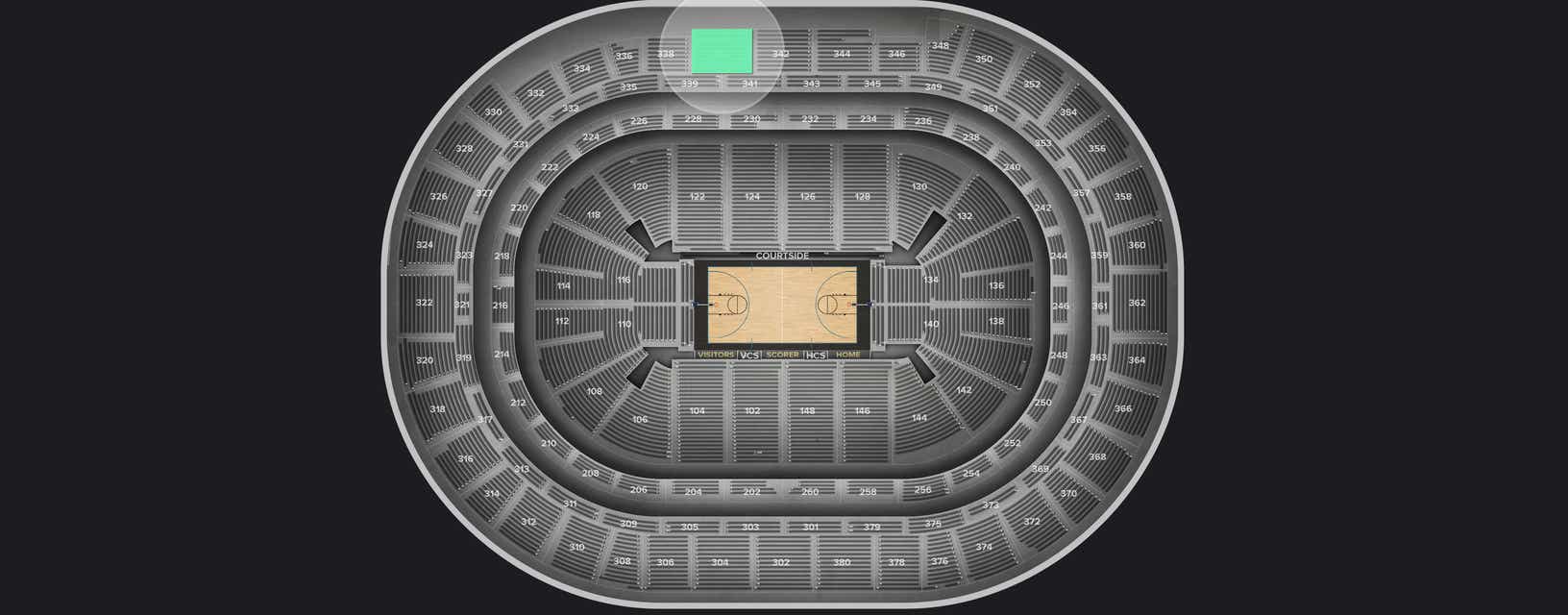 Seat view from Upper