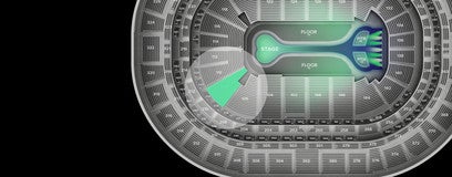 Seat view from Prime Loge