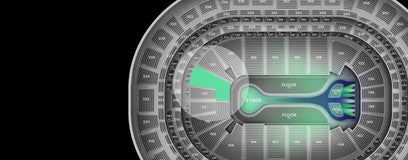 Seat view from Prime Loge