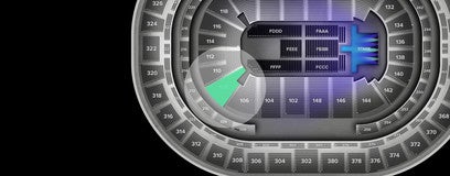 Seat view from Prime Loge