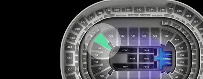 Seat view from Prime Loge