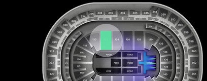 Seat view from Prime Loge