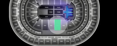 Seat view from Prime Loge