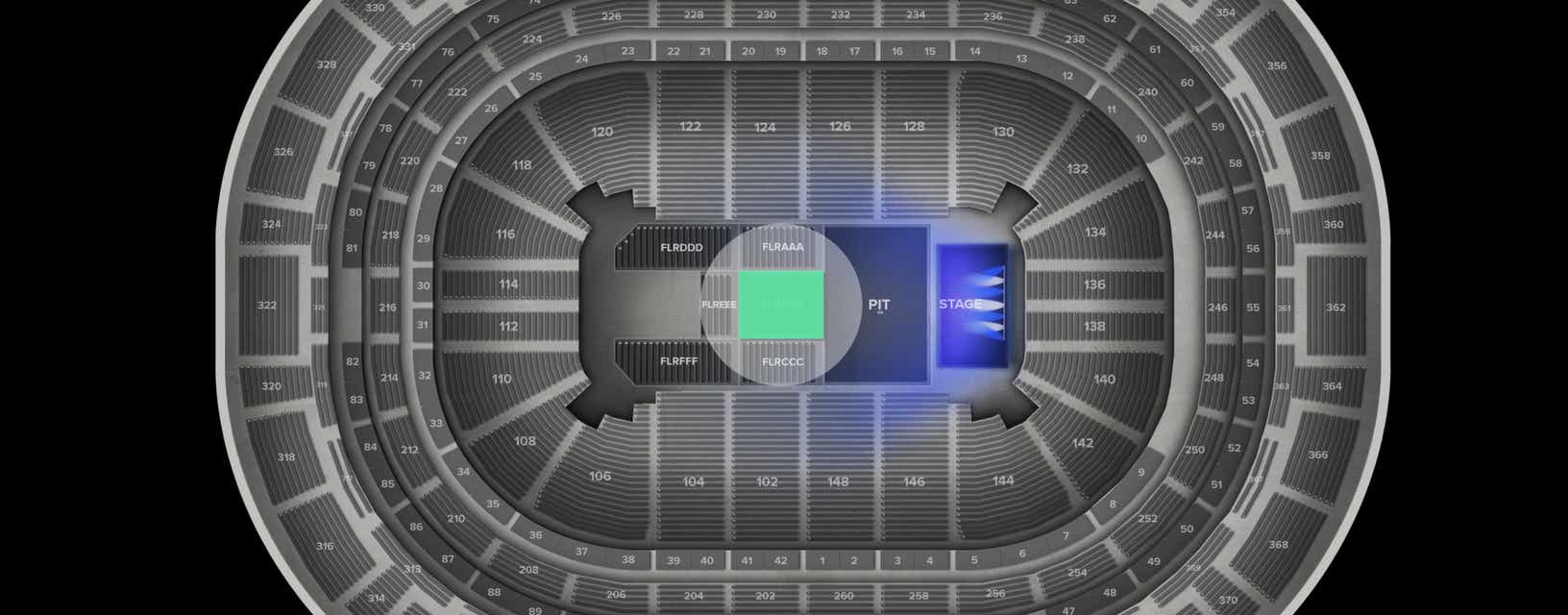 Seat view from Floor