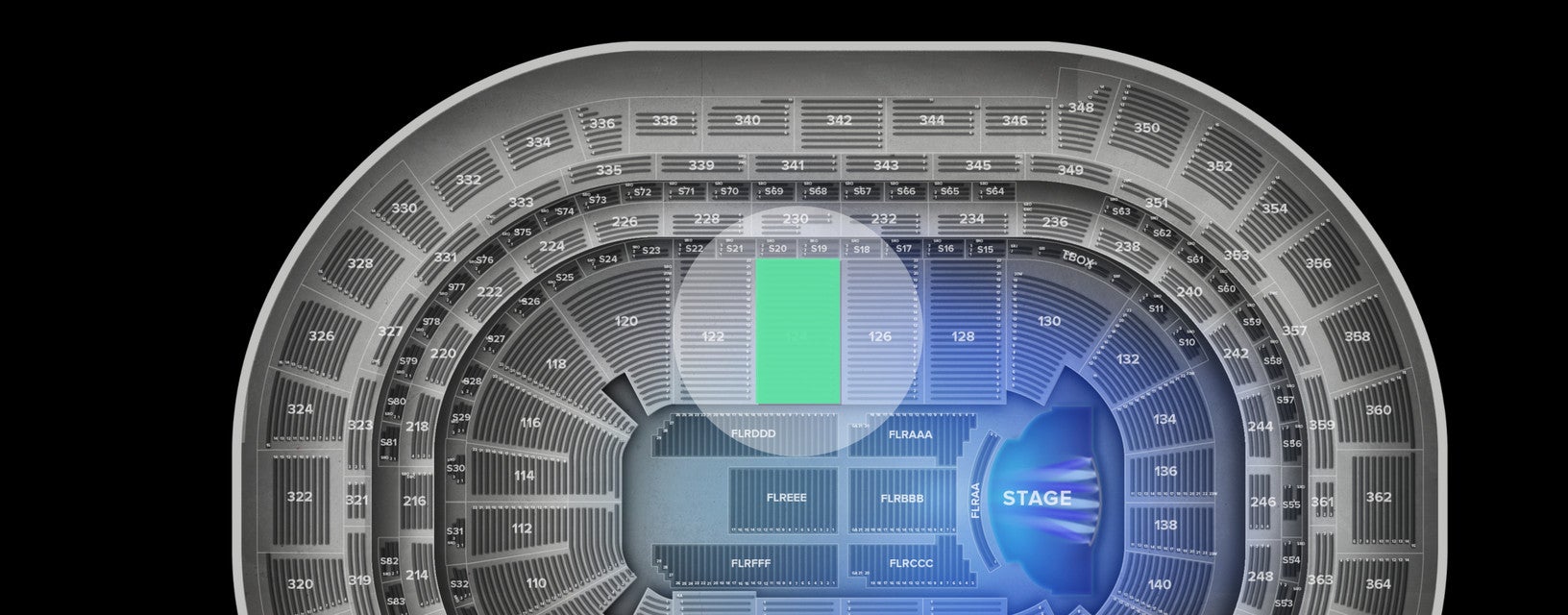 Seat view from Lower