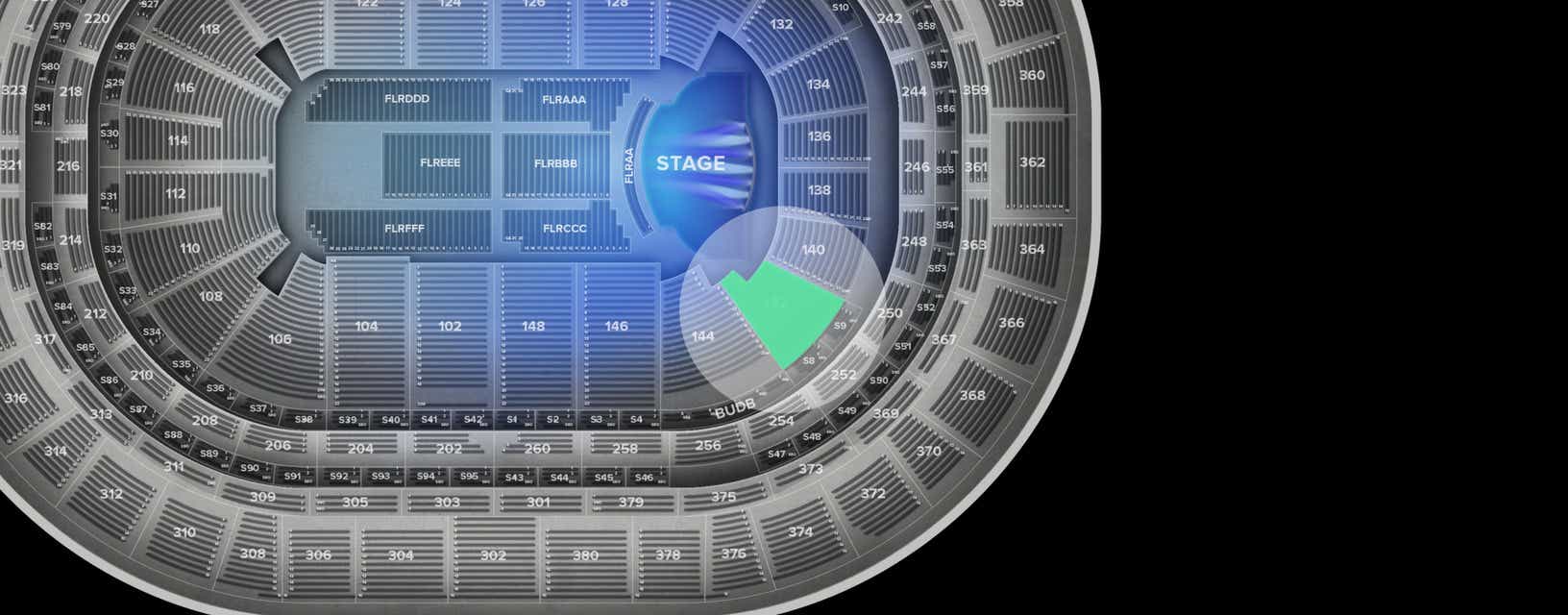 Seat view from Lower