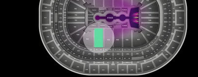 Seat view from Prime Loge