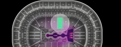 Seat view from Prime Loge