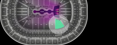 Seat view from Prime Loge