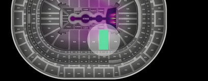 Seat view from Prime Loge