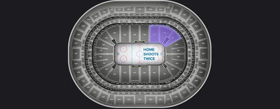 Seat view from Corner Loge