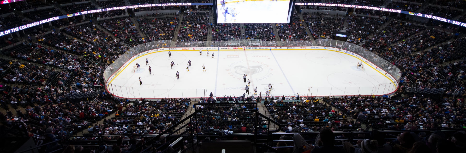 Seat view from Upper Center Balcony