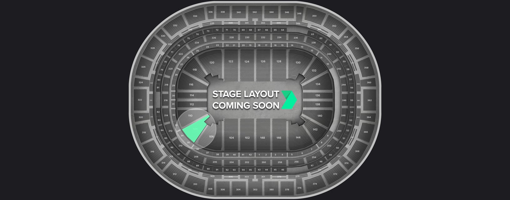 Seat view from Prime Loge