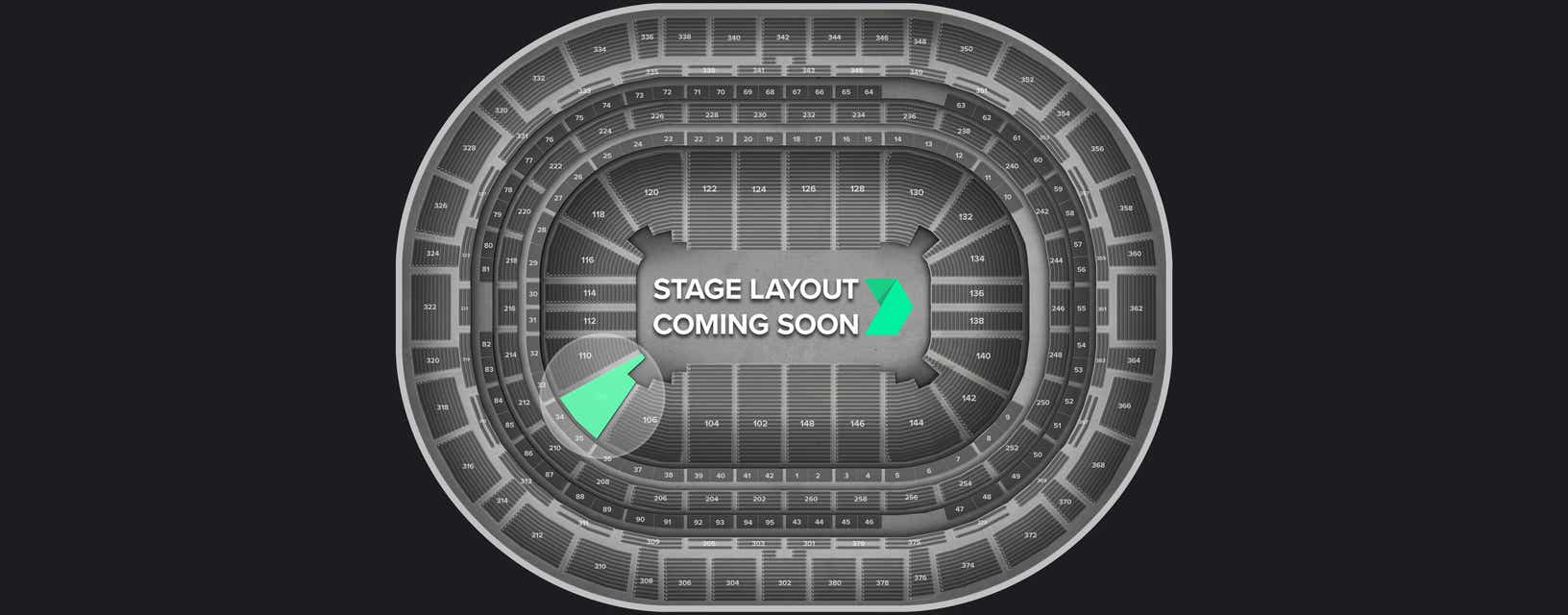 Seat view from Prime Loge