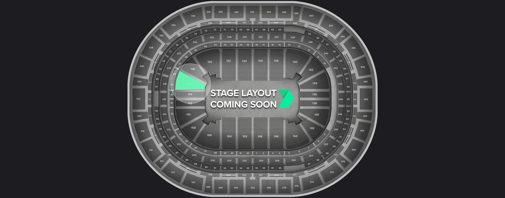 Seat view from Prime Loge
