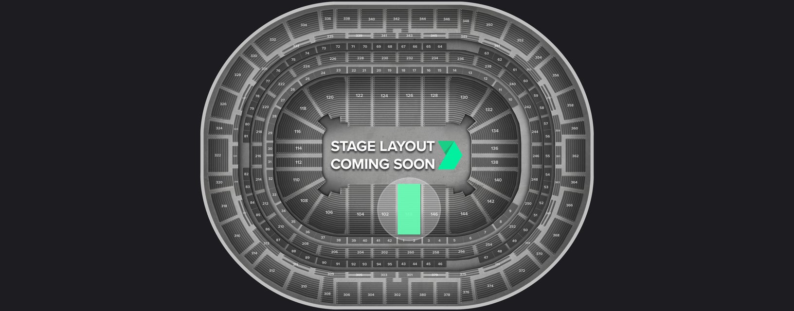 Seat view from Prime Loge