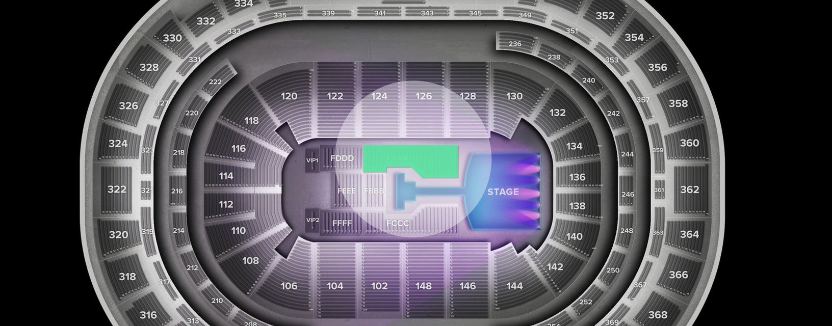 Seat view from Floor