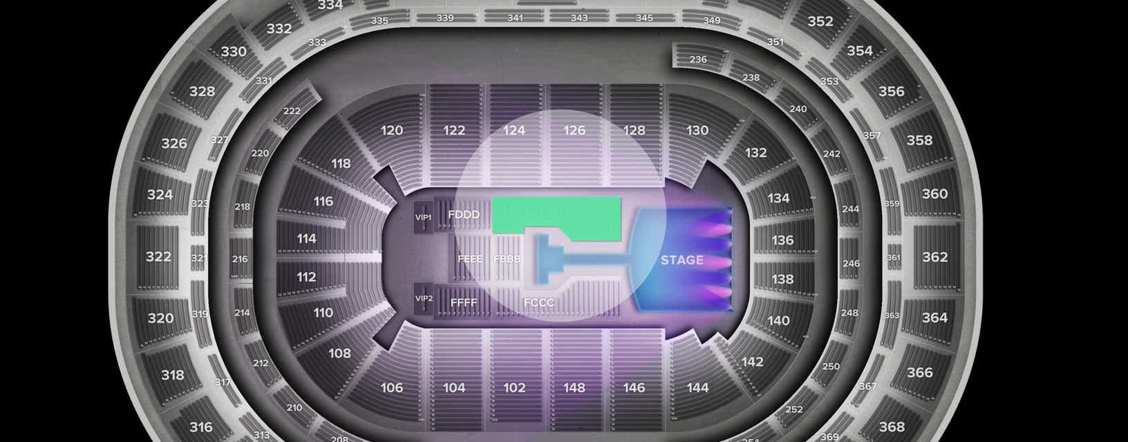 Seat view from Floor