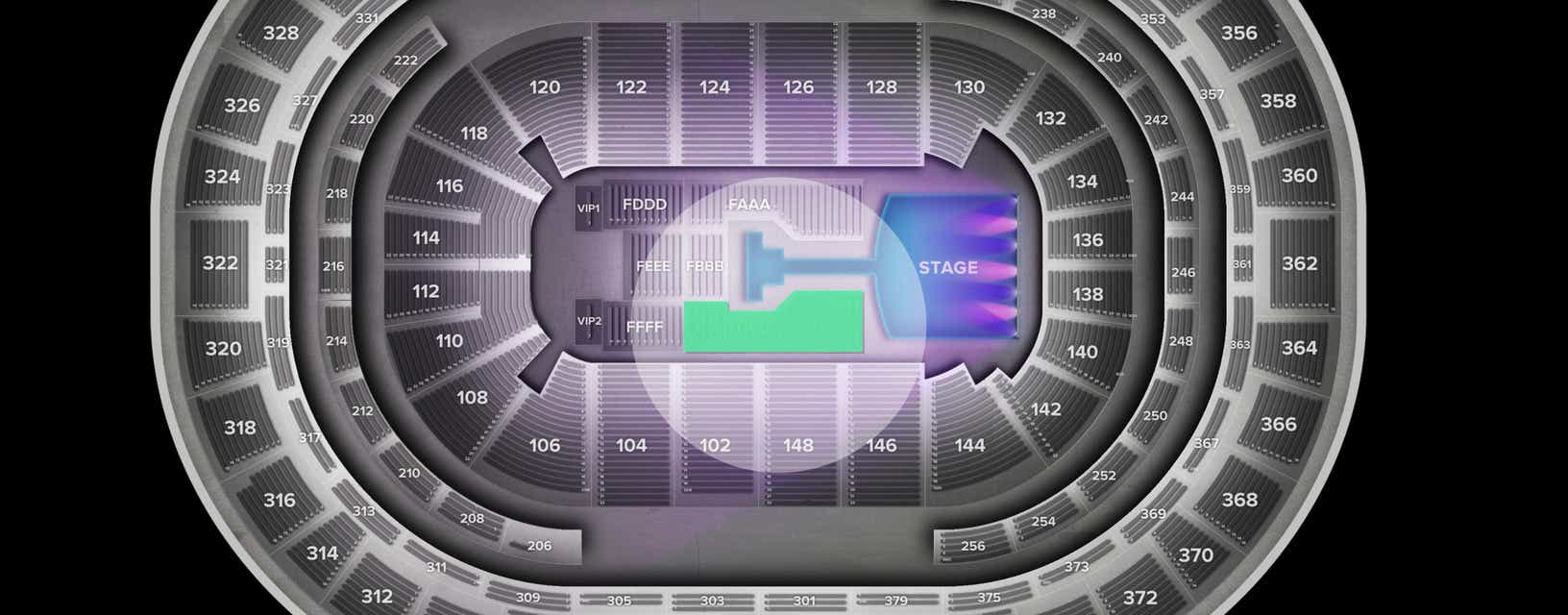 Seat view from Floor
