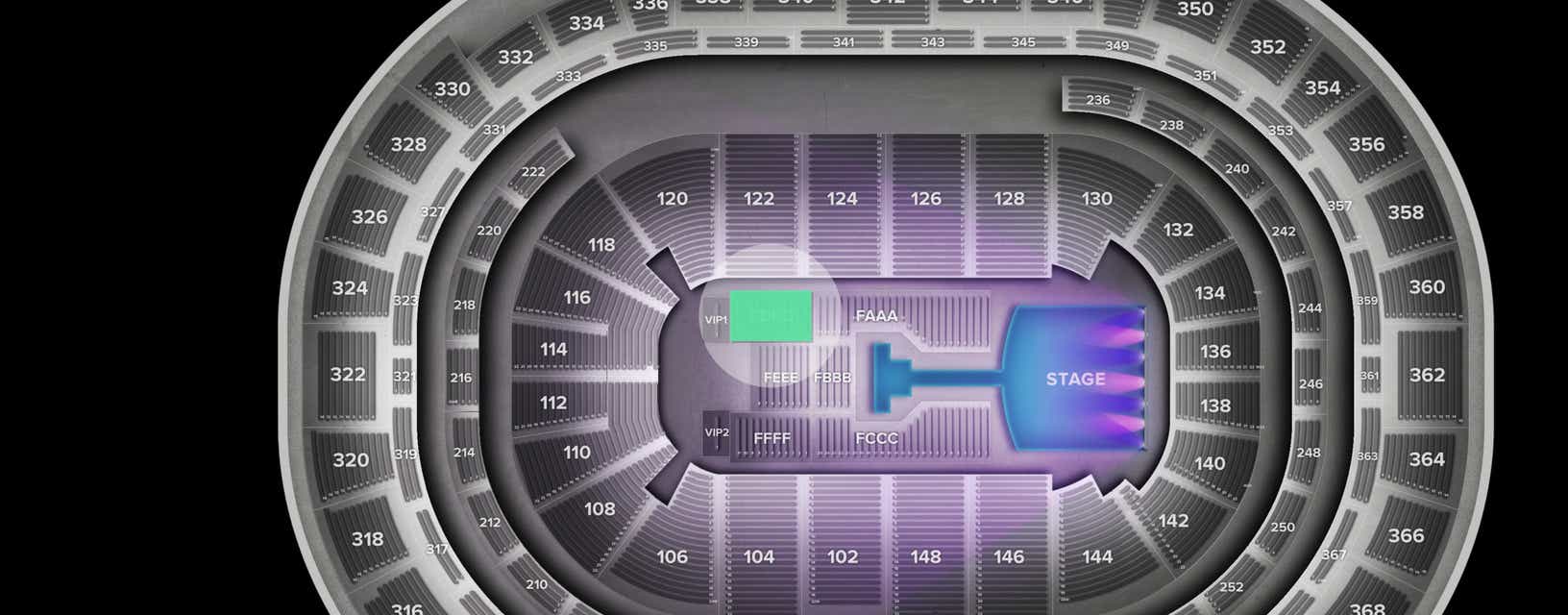Seat view from Floor