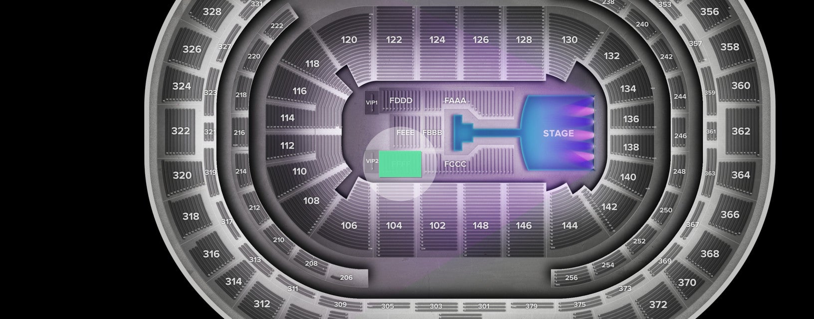Seat view from Floor