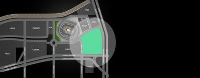 Seat view from Tundra Lot