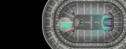 Seat view from End Loge