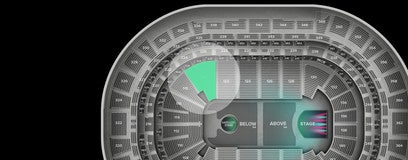 Seat view from Prime Loge