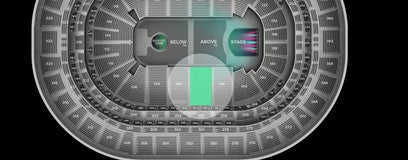 Seat view from Center Loge