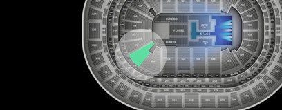 Seat view from End Loge