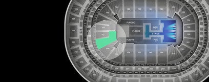 Seat view from End Loge