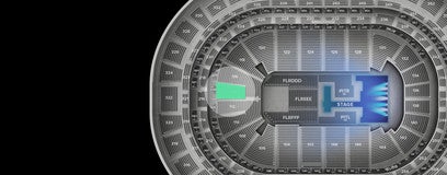 Seat view from End Loge