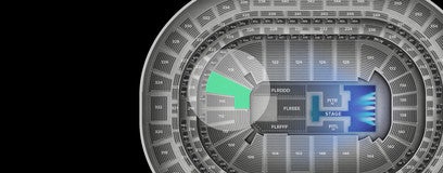 Seat view from End Loge