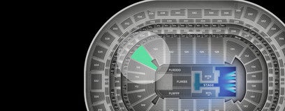 Seat view from End Loge