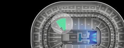 Seat view from Prime Loge