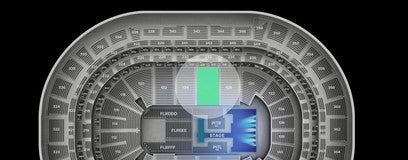 Seat view from Center Loge