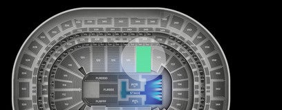 Seat view from Center Loge