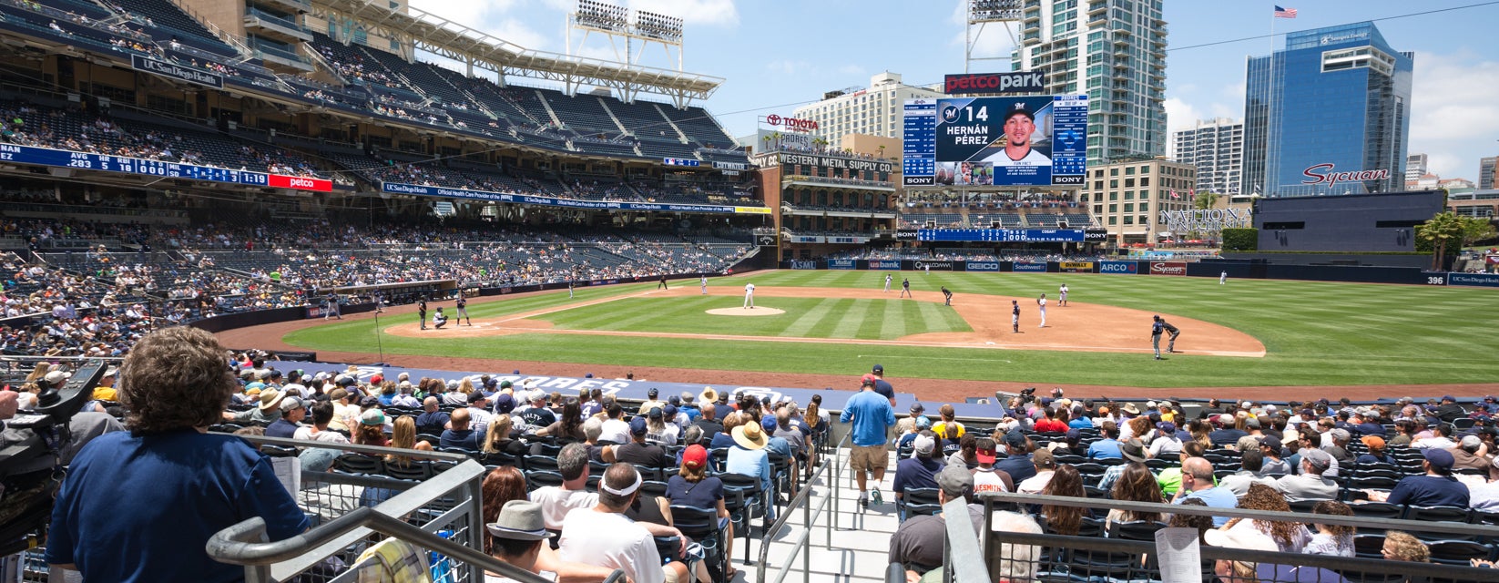 Seat view from Field Box VIP