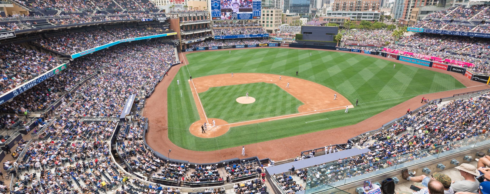 Seat view from Upper Box Infield