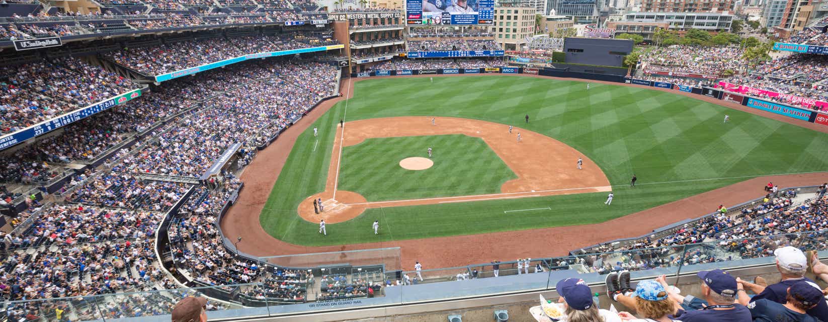 Seat view from Upper Box Infield