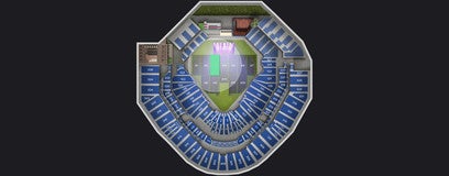 Seat view from Level A