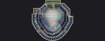 Seat view from Field Box VIP