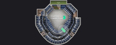 Seat view from Field Box VIP